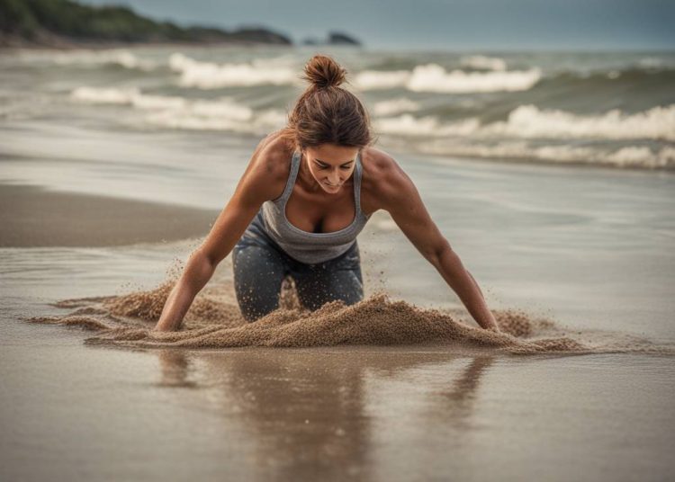 Woman remembers sinking waist-deep into quicksand on Maine beach