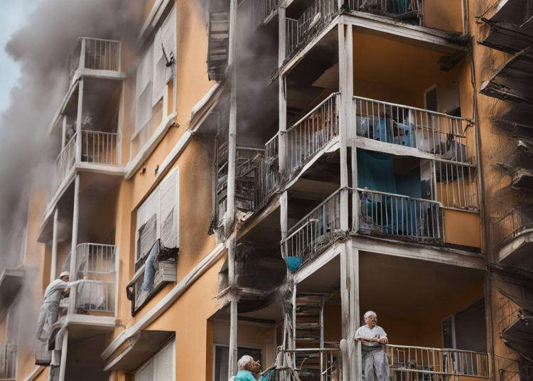 Elderly residents rescued from balconies as massive fire ravages Miami apartment building